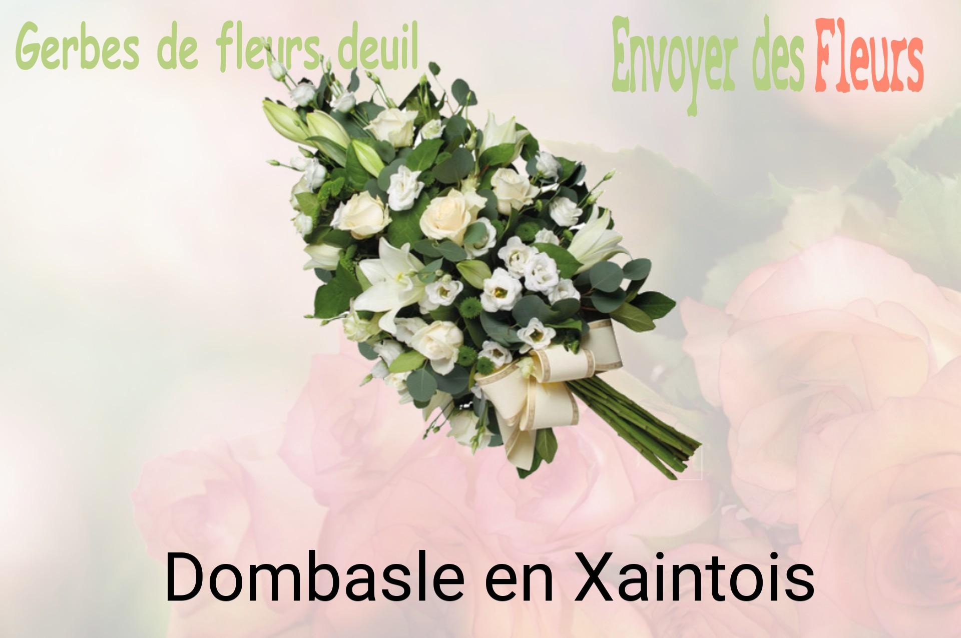 Gerbe de fleurs de deuil livrée à Dombasle-en-Xaintois